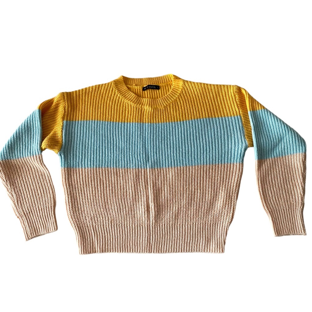 Color block sweater, approximately size s/m